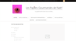 Desktop Screenshot of lespapillesgourmandesdenath.com